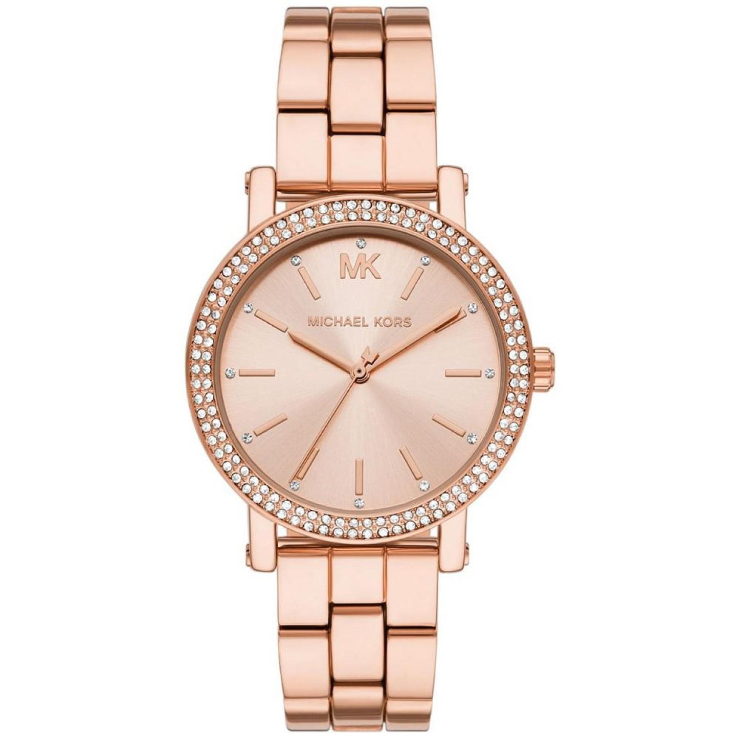 Women's Corey Three-Hand Rose Gold-Tone Alloy Watch 38mm