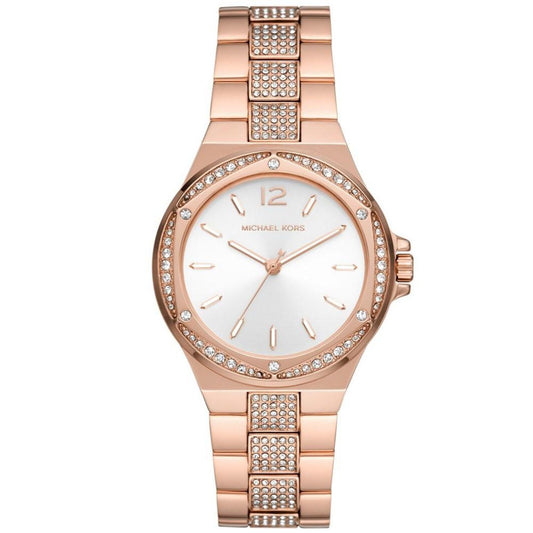 Women's Lennox Quartz Three-Hand Rose Gold-Tone Stainless Steel Watch 37mm