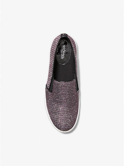 Keaton Glitter Chain Mesh Slip-On Sneaker