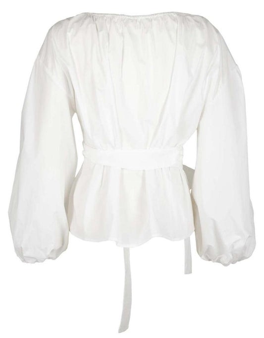 Michael Michael Kors V-Neck Wrap Blouse