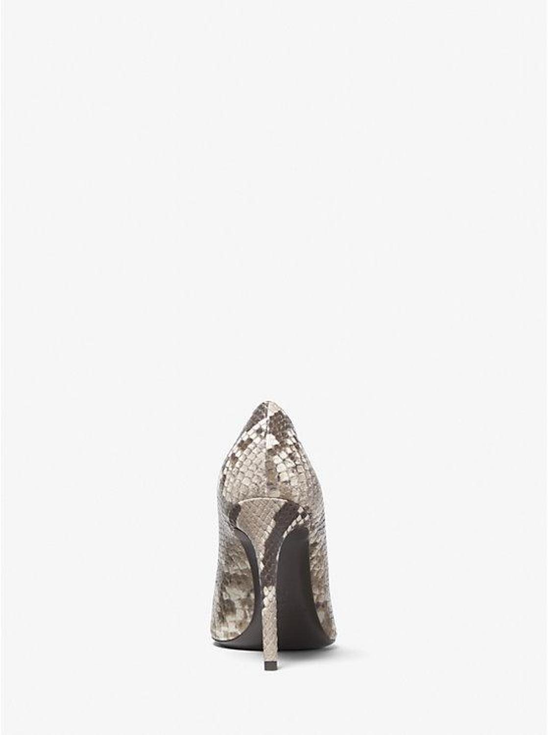 Gretel Python Embossed Leather Pump