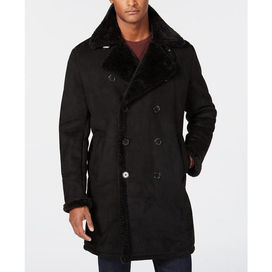 Men's Faux-Shearling Overcoat