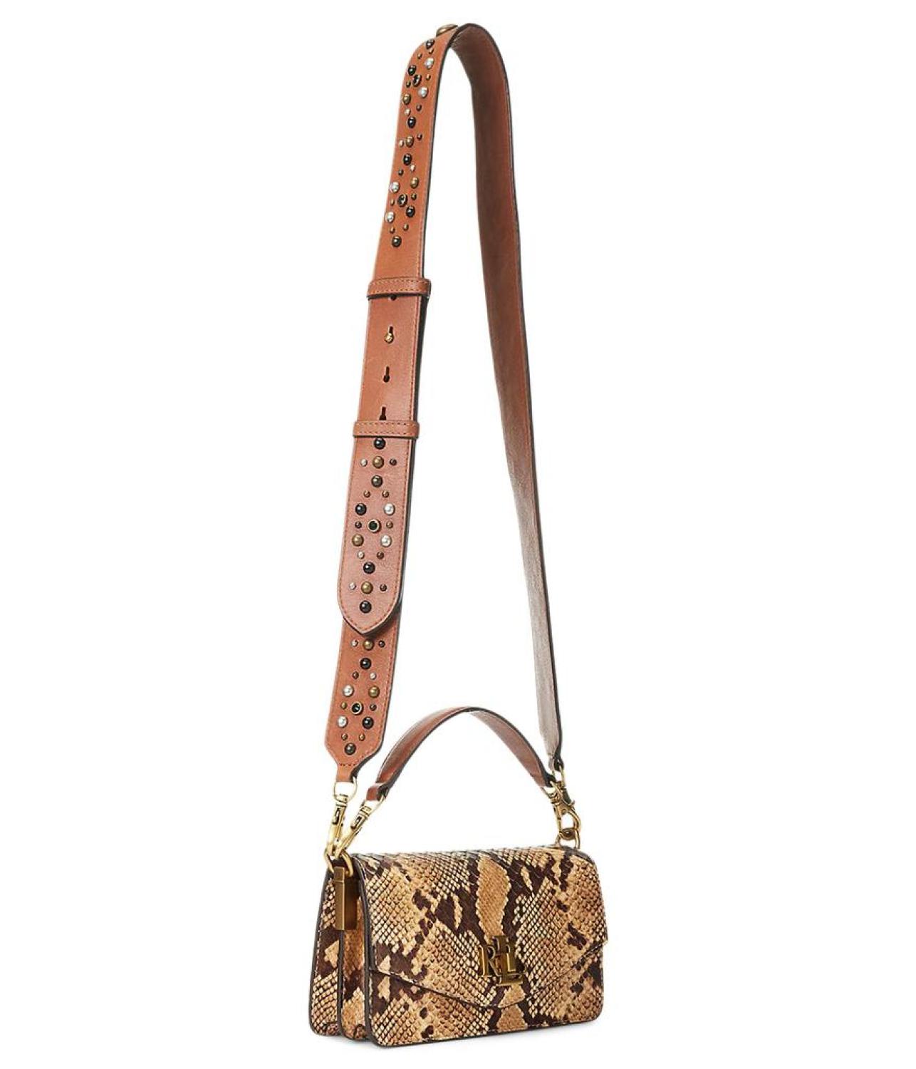 Faux Snakeskin Small Tayler Crossbody