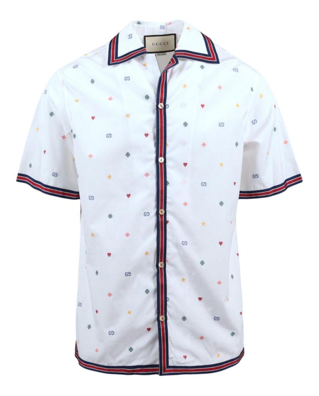 Fil-coupé Cotton-poplin Bowling Shirt