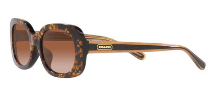 Coach 0HC8358U 572413 Rectangle Sunglasses