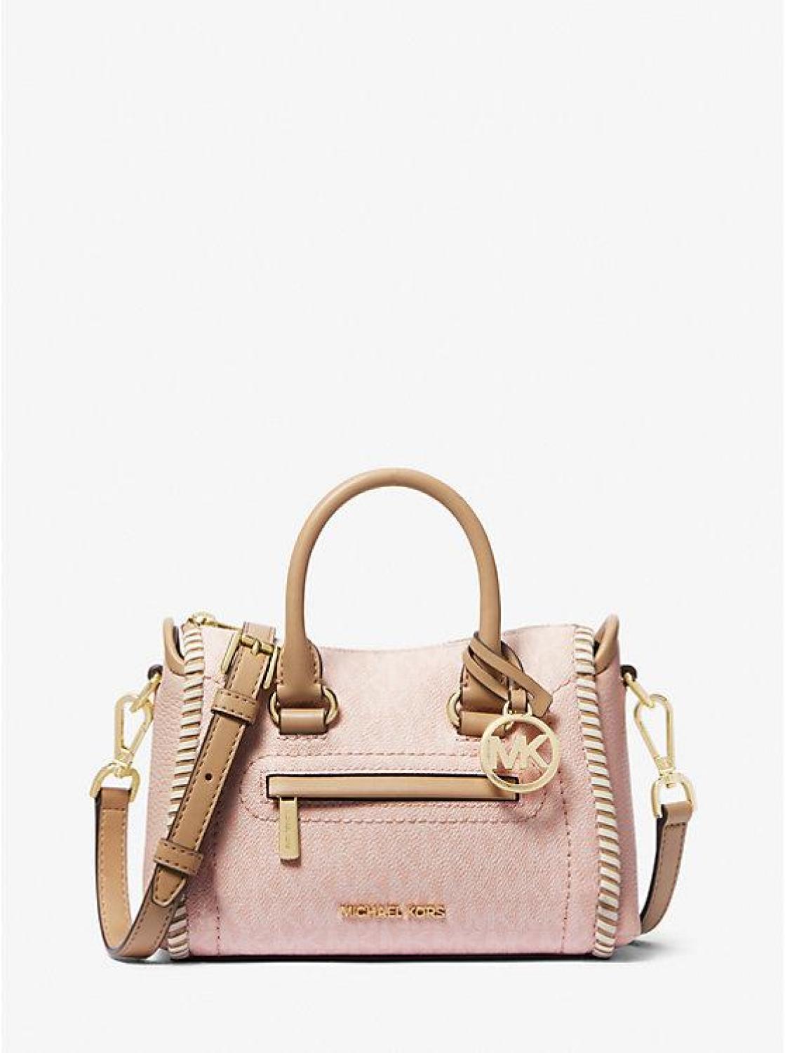 Carine Extra-Small Signature Logo Satchel