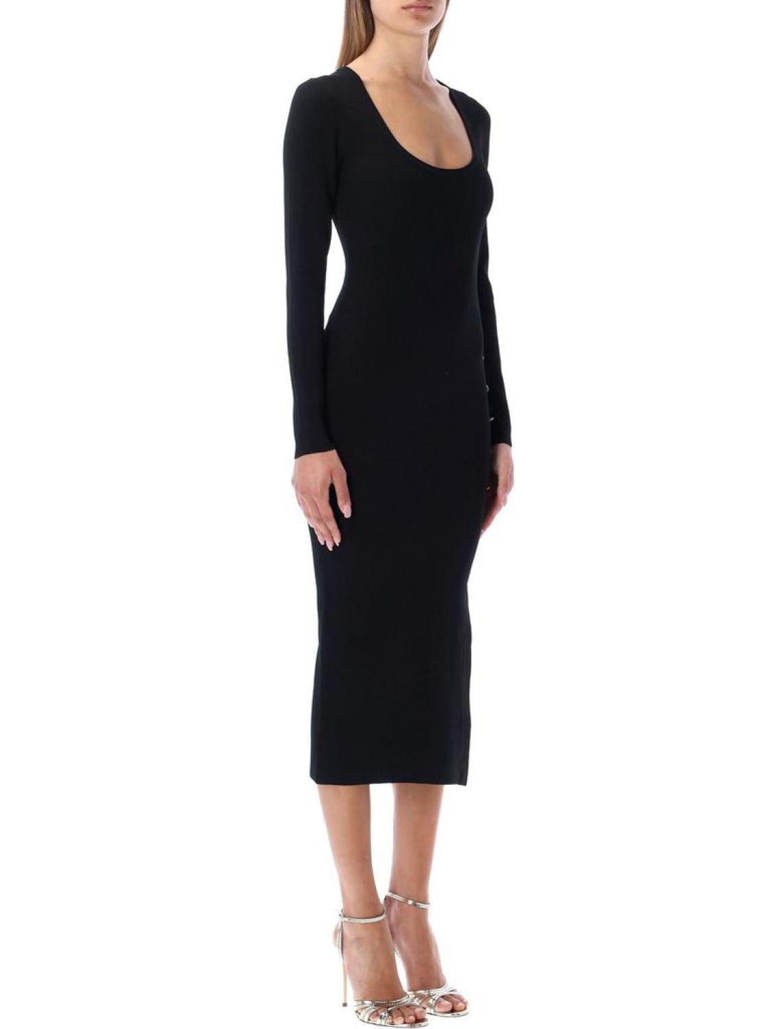 Michael Michael Kors Side Split Knitted Dress