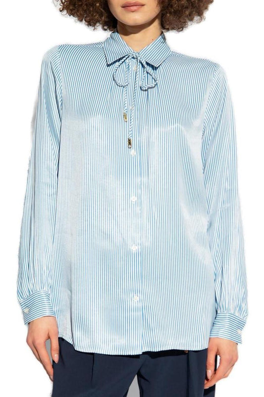 Michael Michael Kors Striped Drawstring Shirt