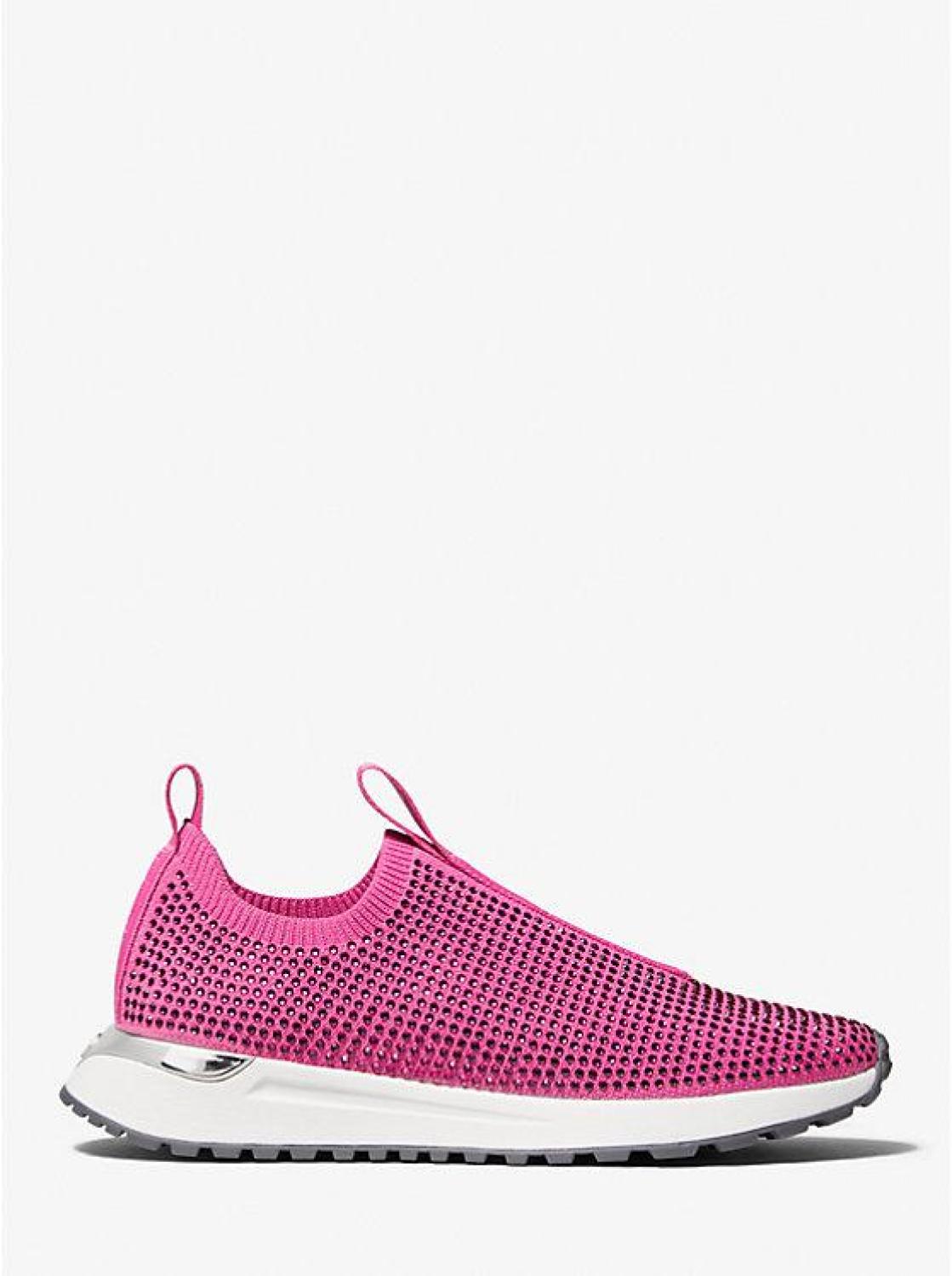 Bodie Embellished Stretch Knit Slip-On Trainer