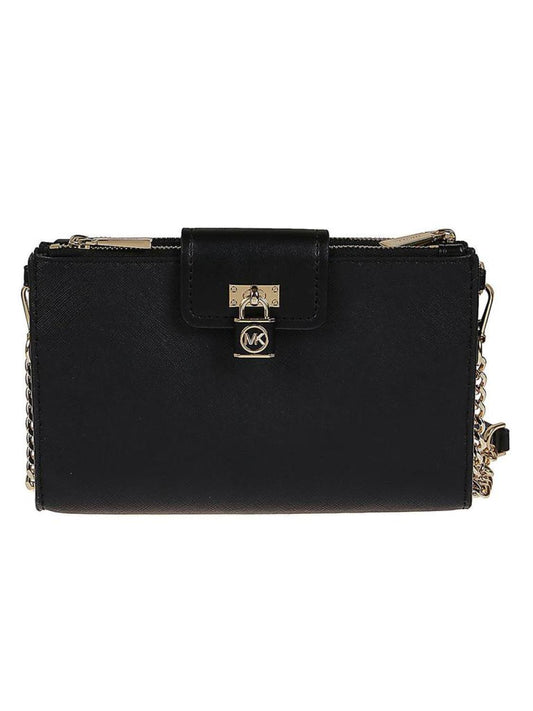 Michael Michael Kors Padlock Double Zip Crossbody Bag