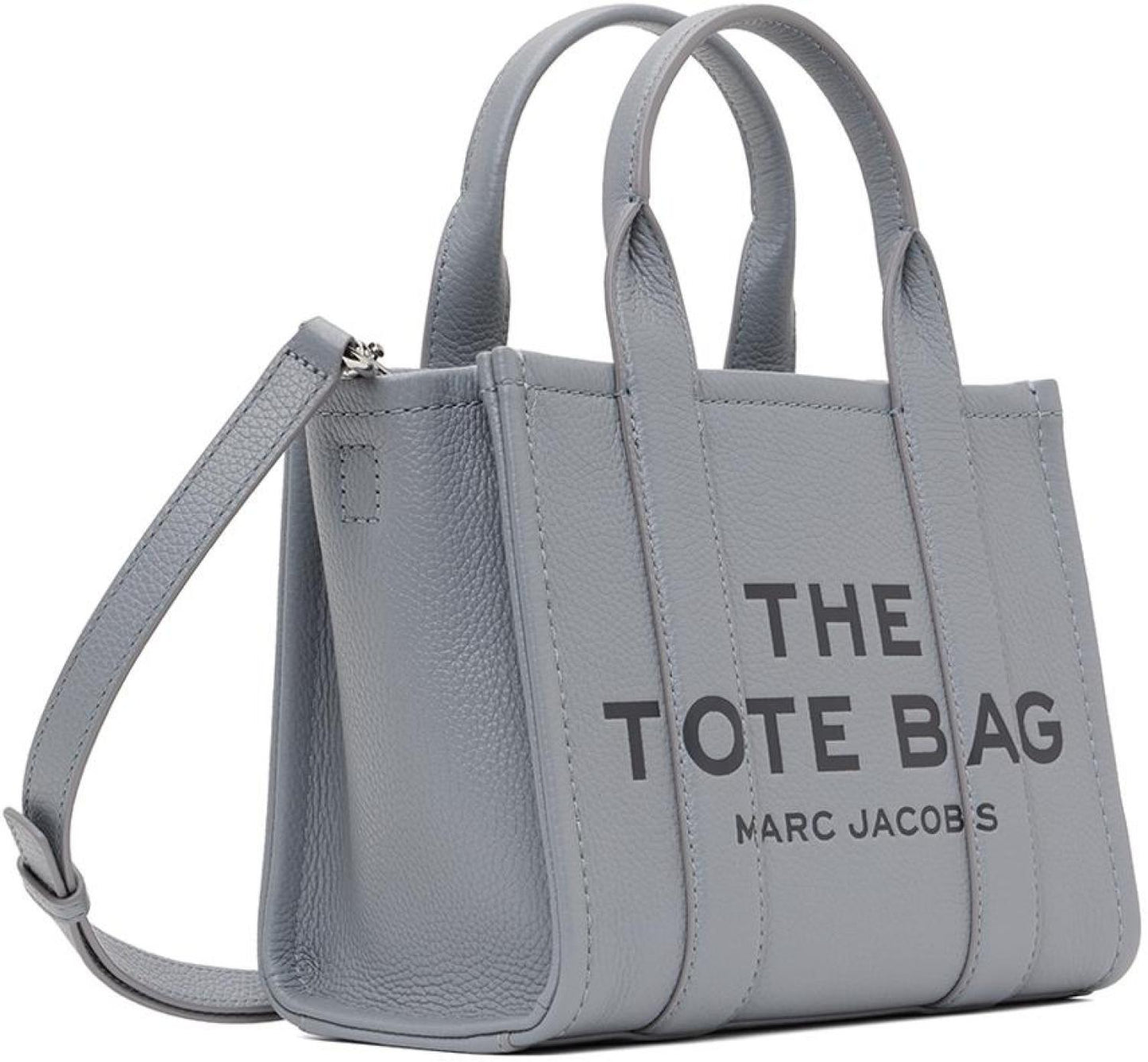 Gray 'The Leather Small' Tote