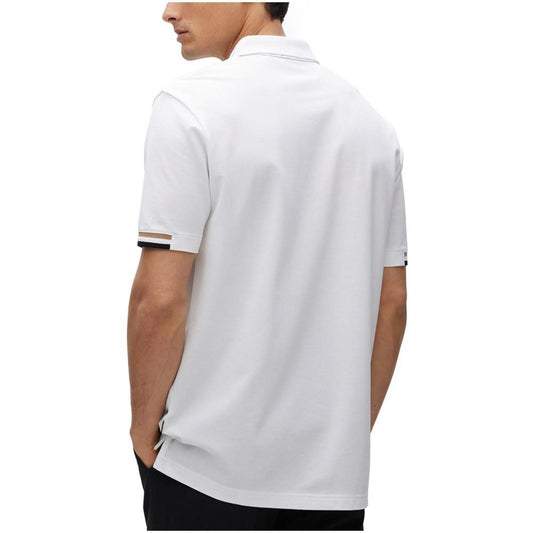 BOSS Men's Rubberized Logo Slim-Fit Polo Shirt