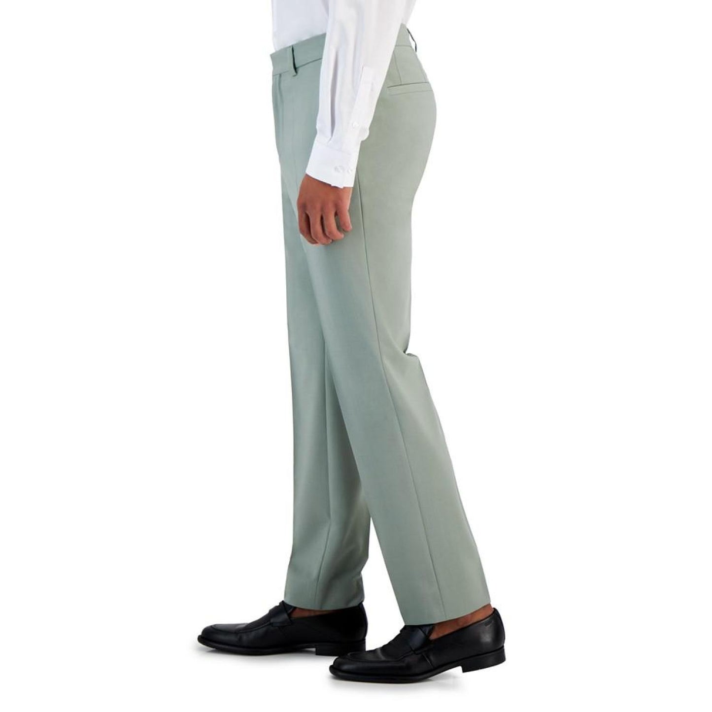 Men's Modern-Fit Celery Green Suit Pants