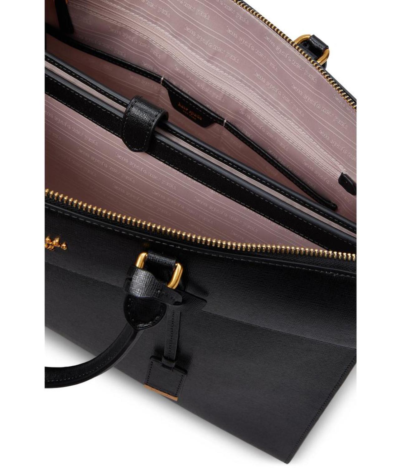 Morgan Saffiano Leather Laptop Bag