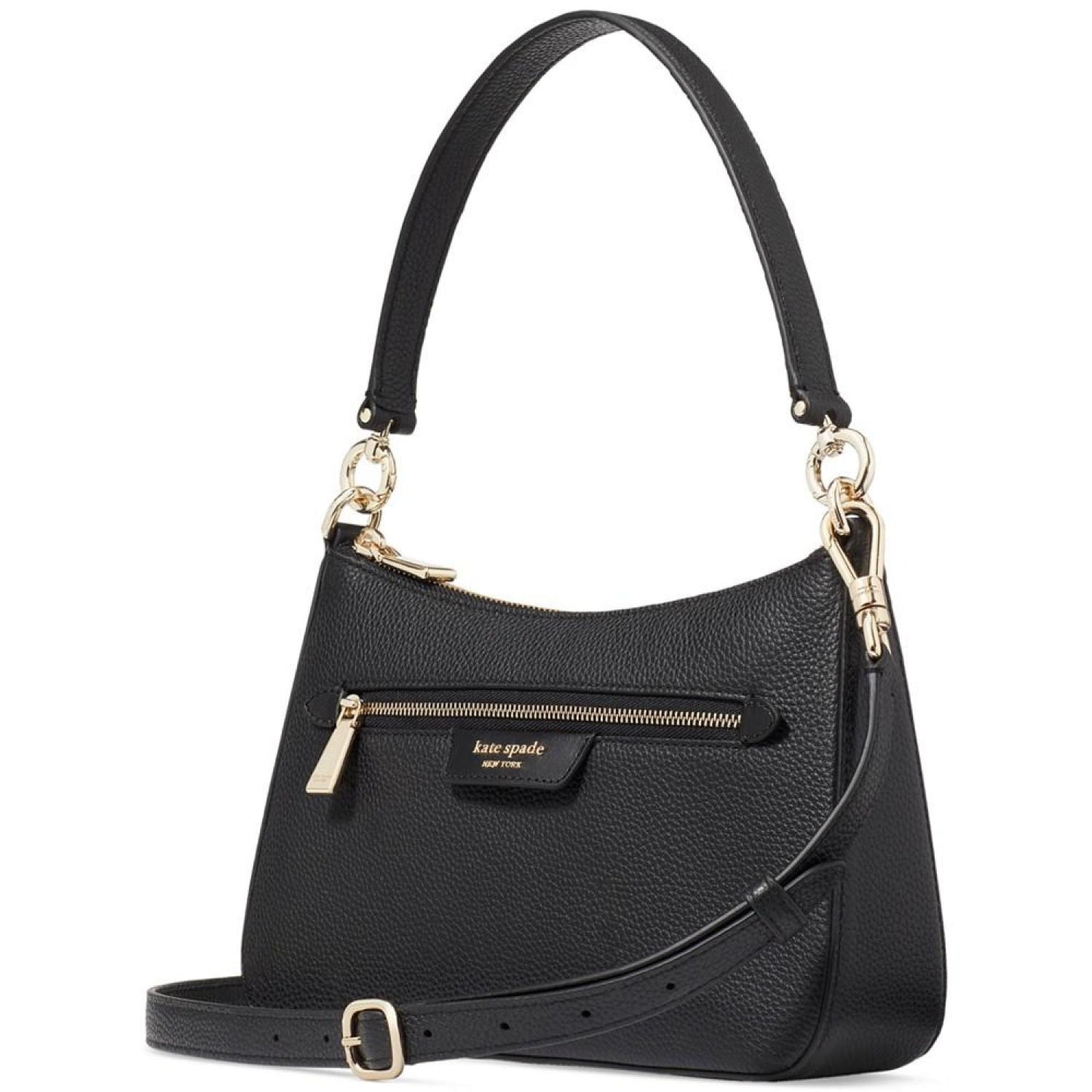 Hudson Pebbled Leather Small Convertible Crossbody