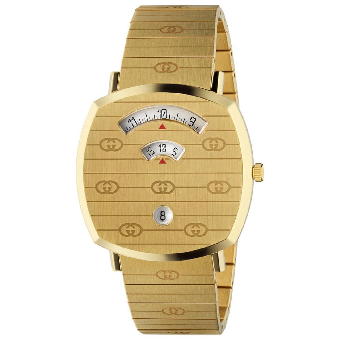 Men's Swiss Grip Gold-Tone PVD Stainless Steel Bracelet Watch 38mm