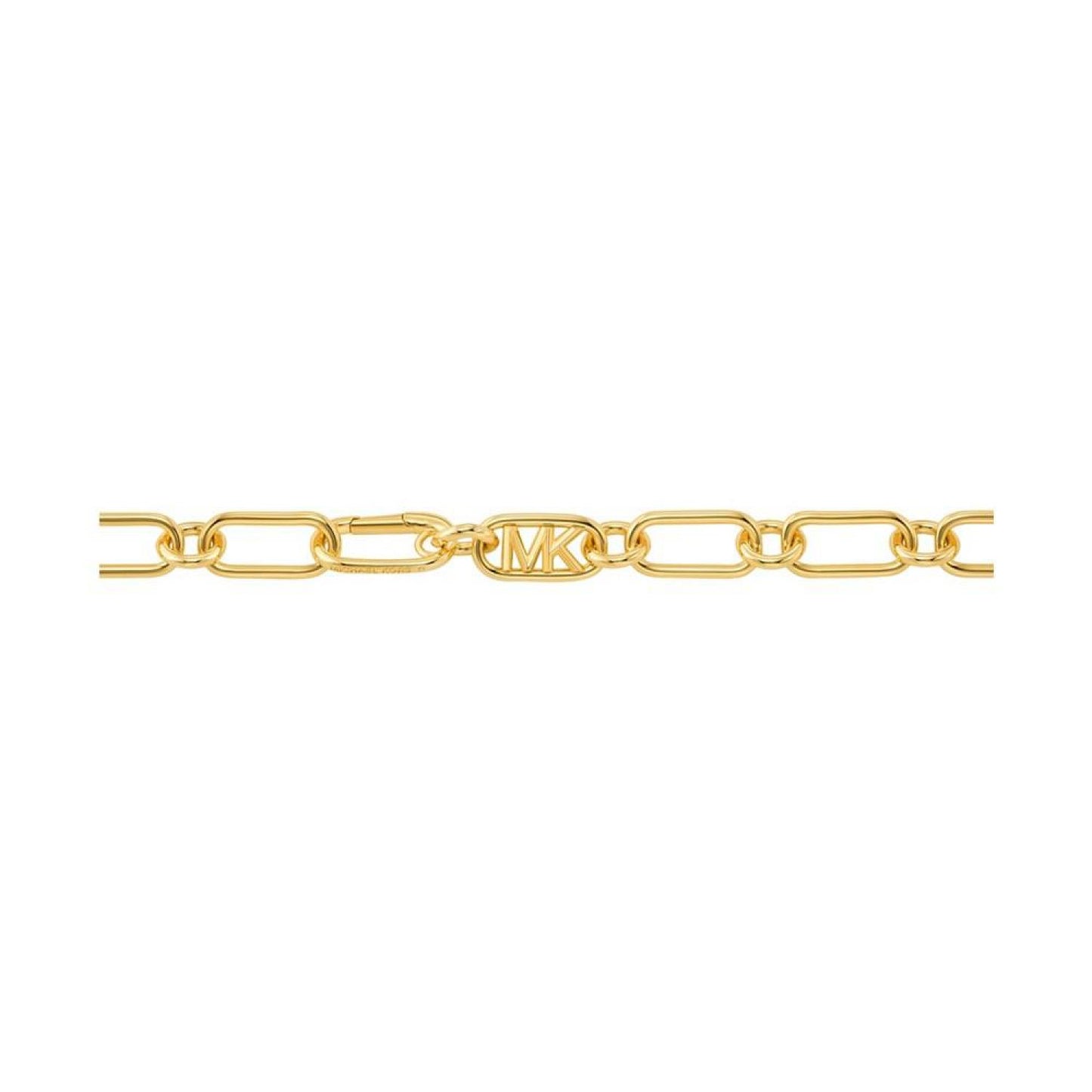 14K Gold Plated Empire Chain Double Layer Necklace