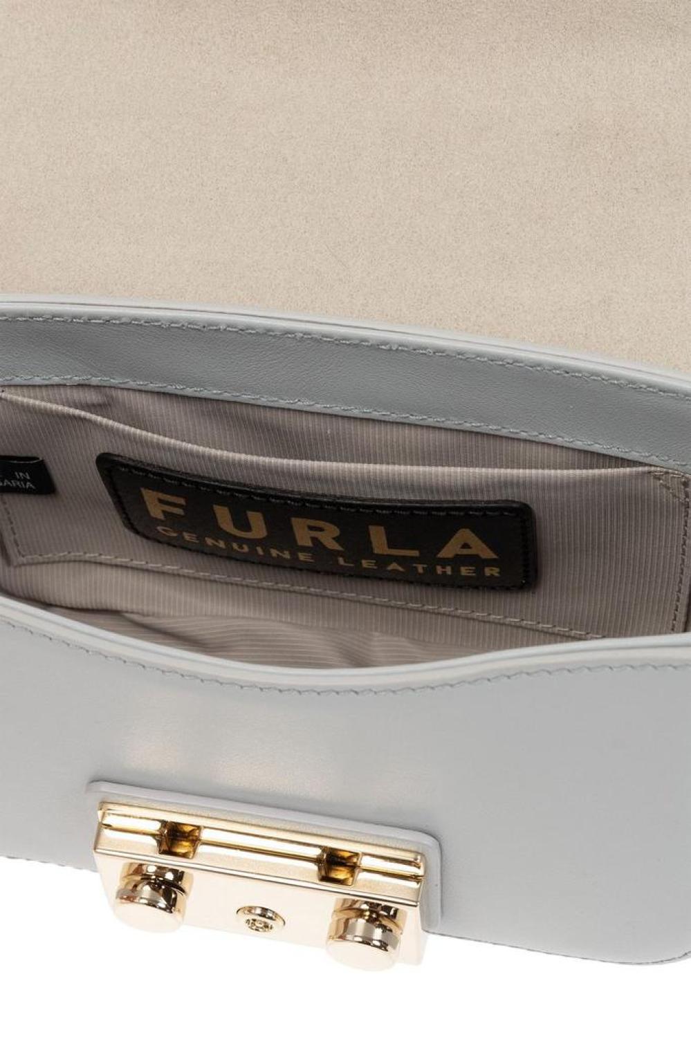 Furla Metropolis Logo Engraved Mini Crossbody Bag