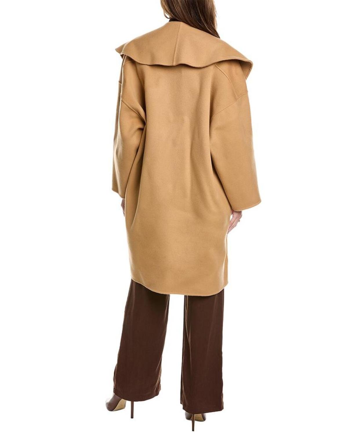 Michael kors hooded outlet wool coat