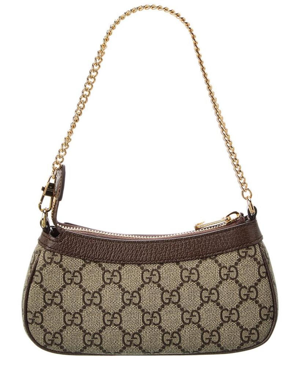 Gucci Ophidia Mini GG Supreme Canvas & Leather Shoulder Bag