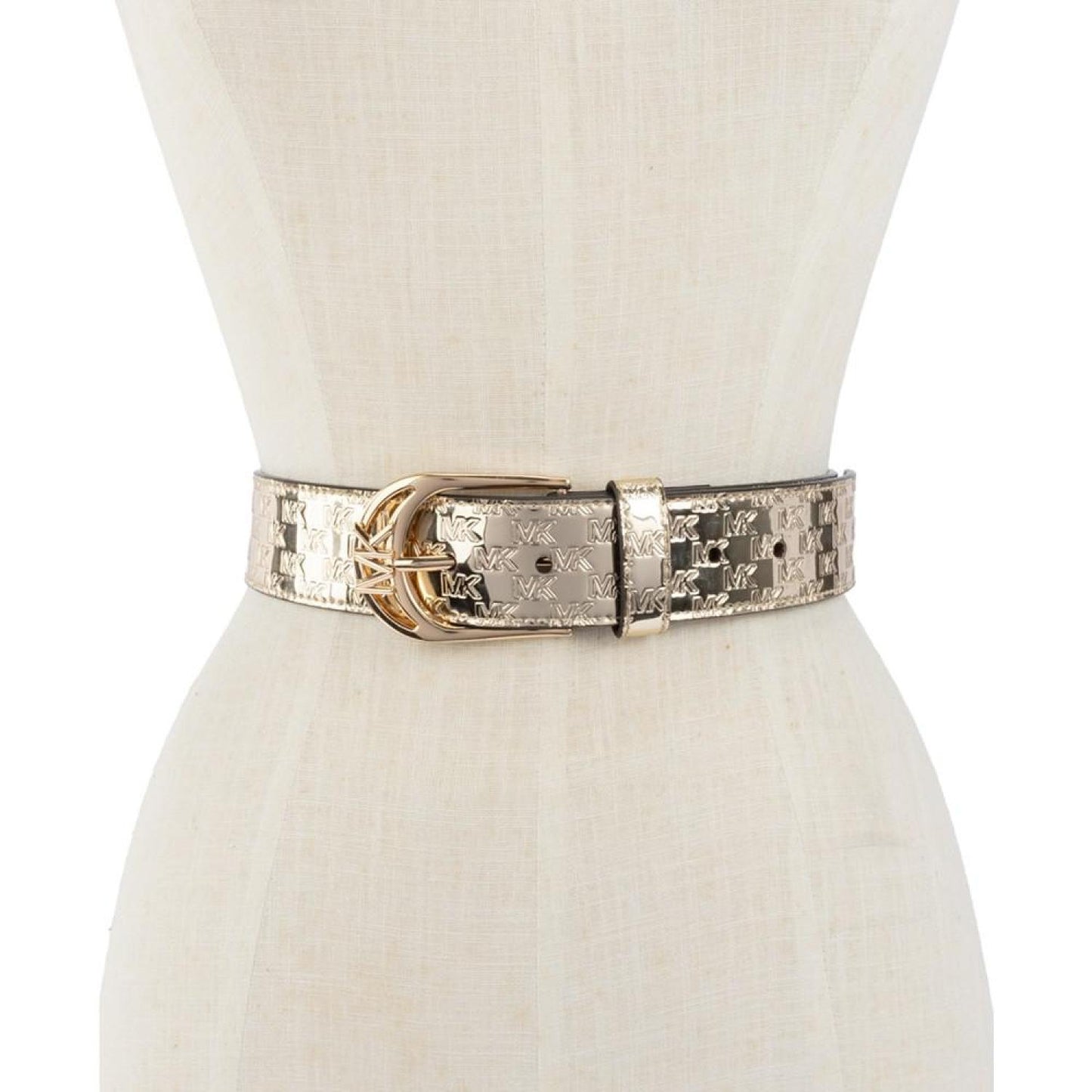 Women's Metallic Logo Belt