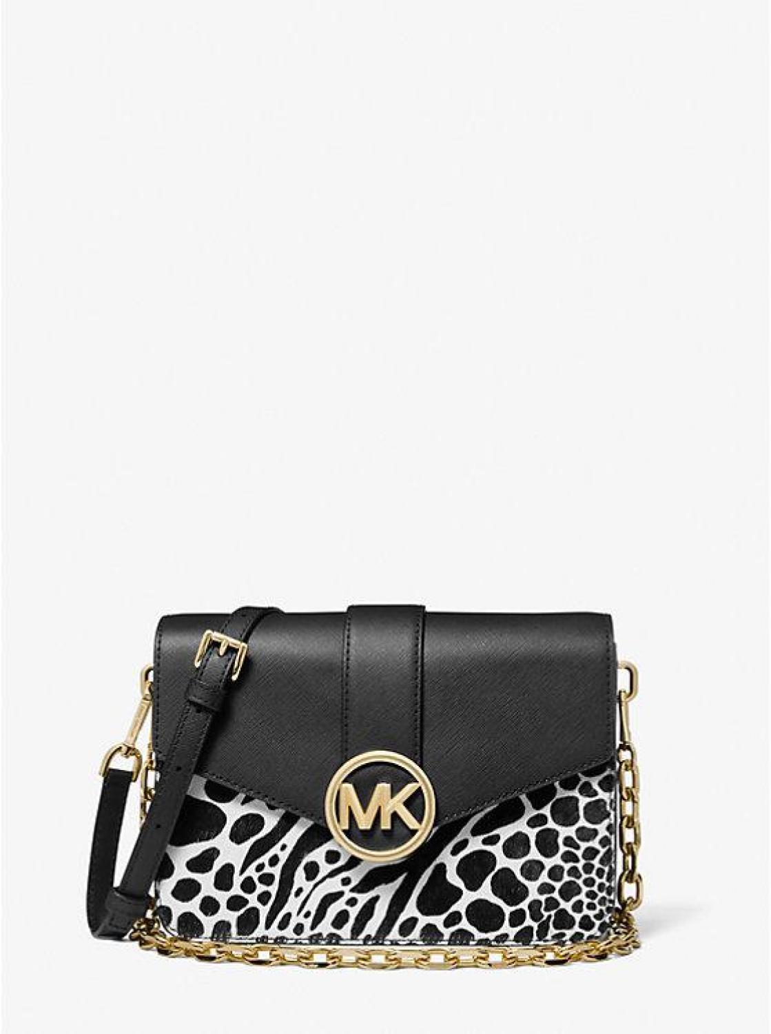 Carmen Medium Printed Calf Hair Convertible Shoulder Bag