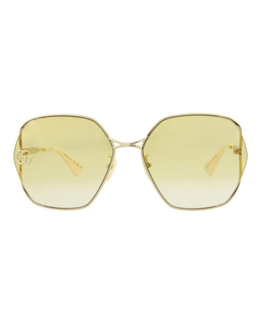 Round-Frame Metal Sunglasses