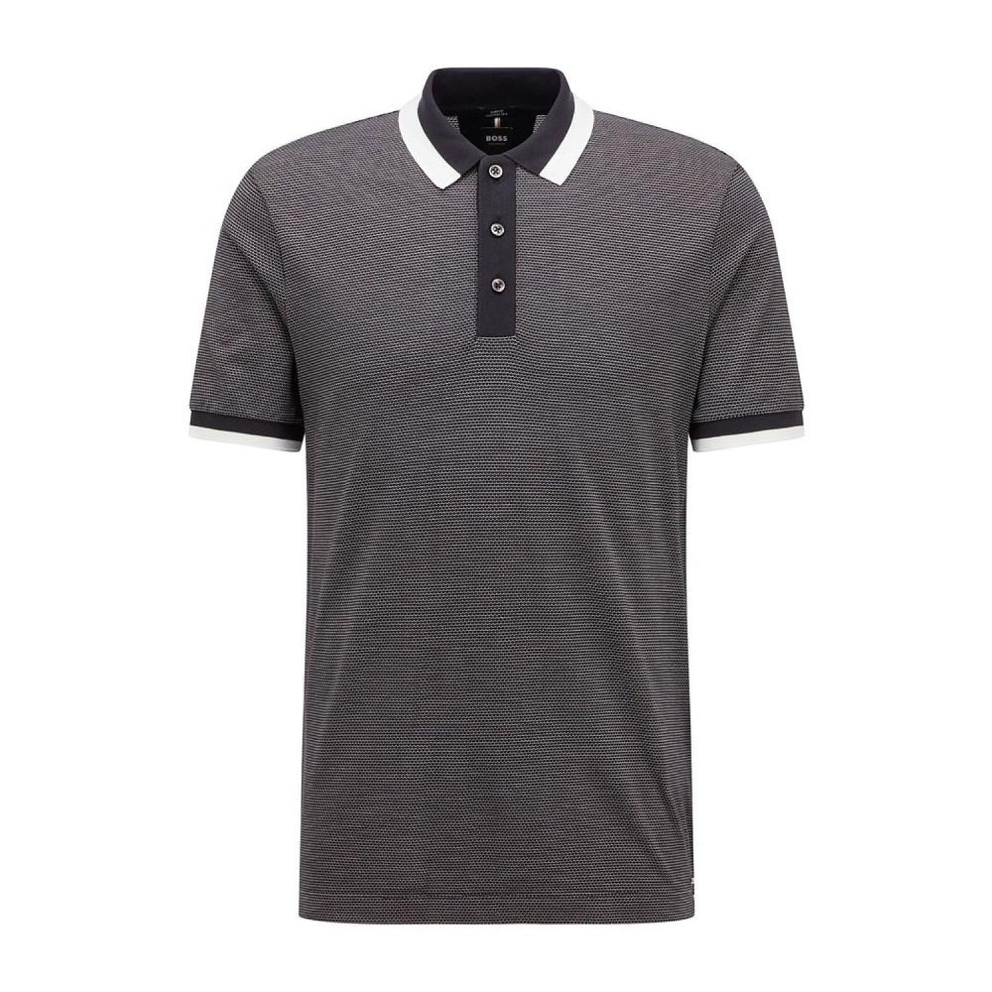 Men's Cotton-Silk Slim-Fit Polo Shirt