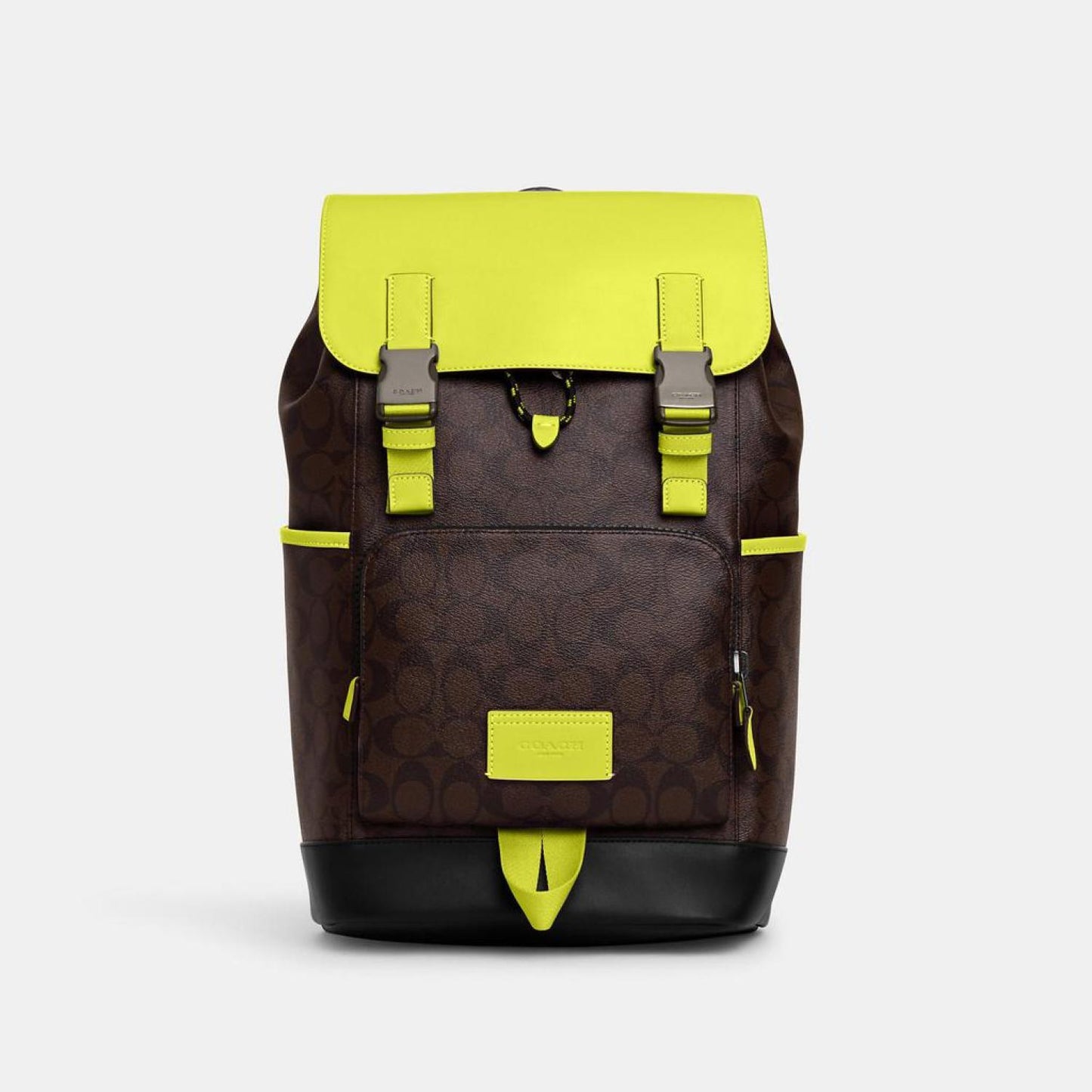 Coach Outlet Track Backpack In Colorblock Signature Canvas