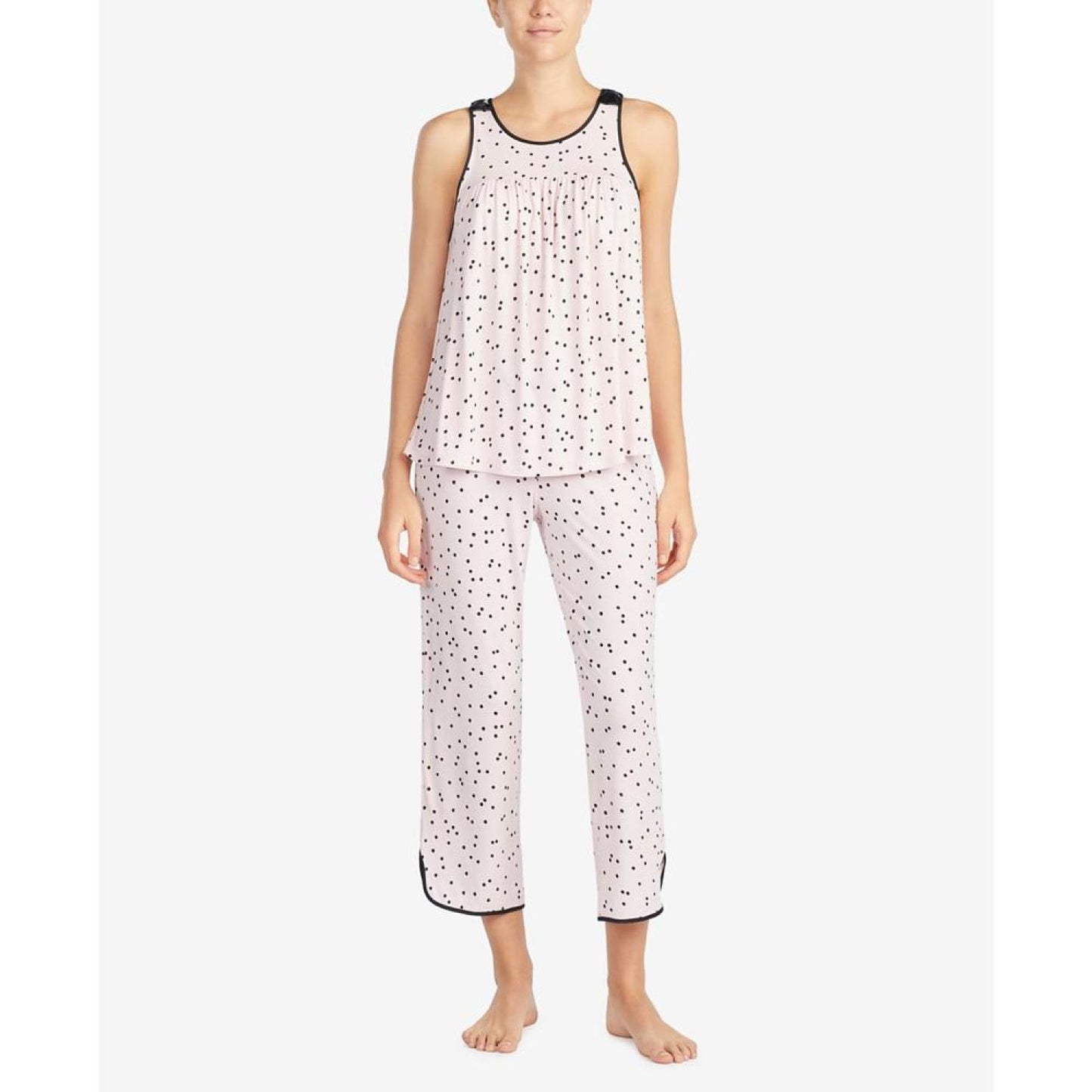 Women's Sleeveless Modal Knit Capri Pajama Set