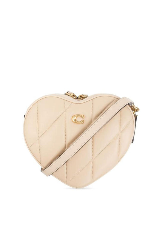 Coach Heart Logo Plaque Small Crossbody Bag