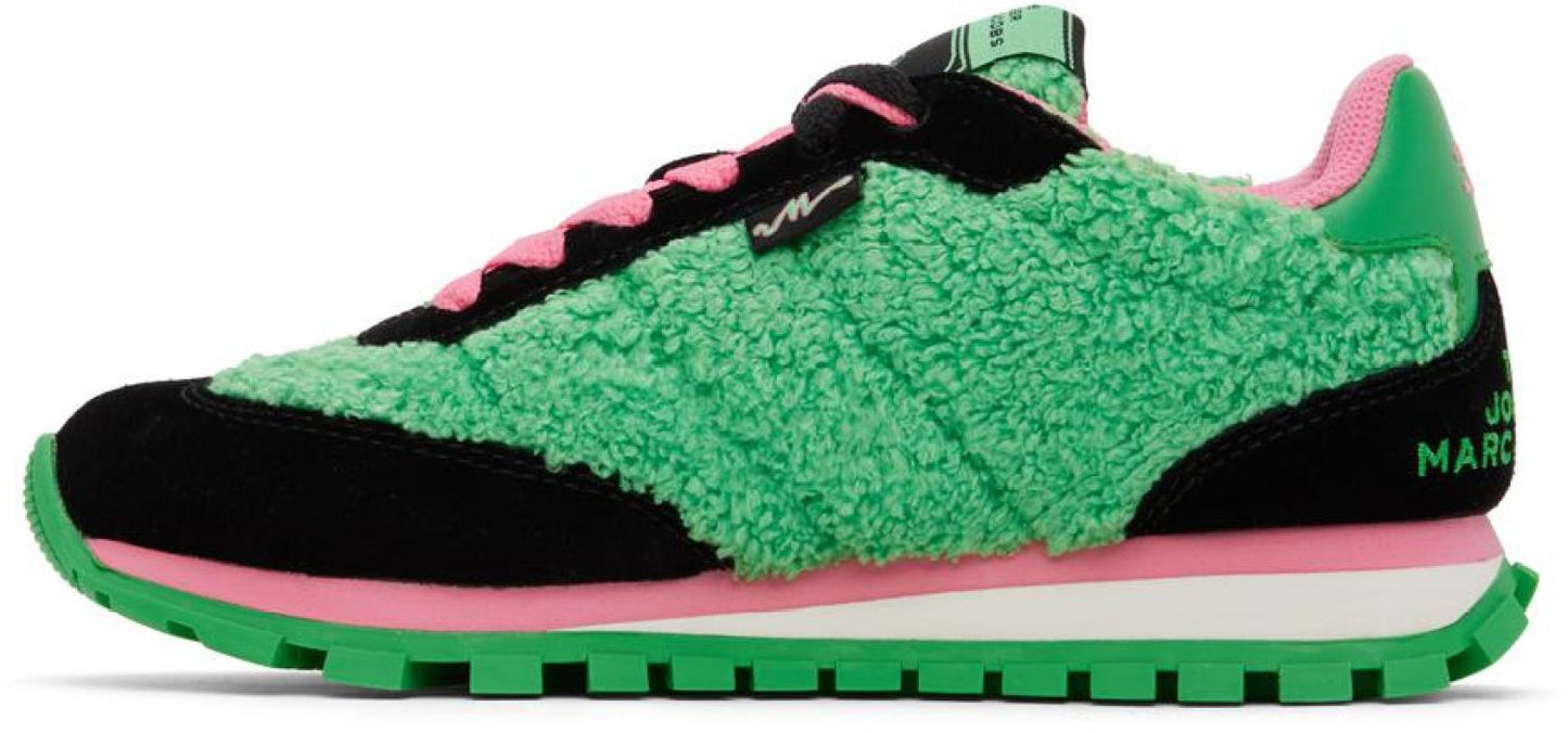 Pink & Green 'The Teddy Jogger' Sneakers