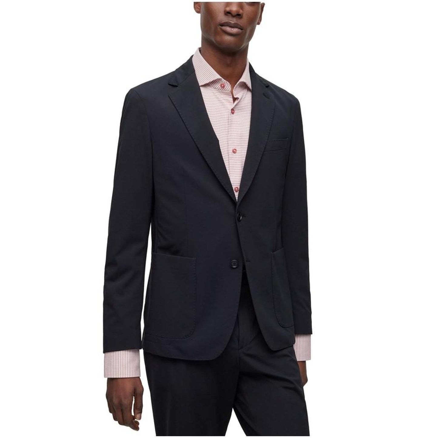 Men's Performance-Stretch Jersey Slim-Fit Jacket