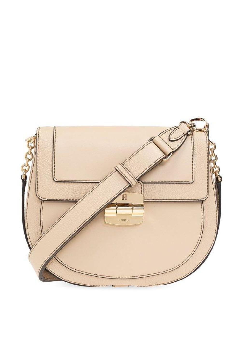 Furla Club Logo Detailed Crossbody Bag