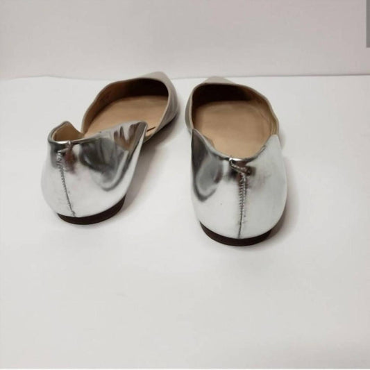 Women's Gavana D'orsay Flat Sandals In Cream/silver