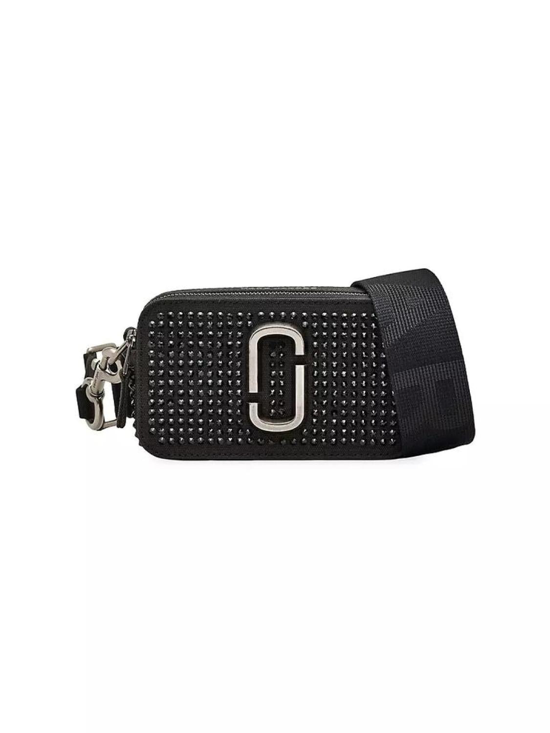 The Snapshot Crystal-Embellished Crossbody Bag