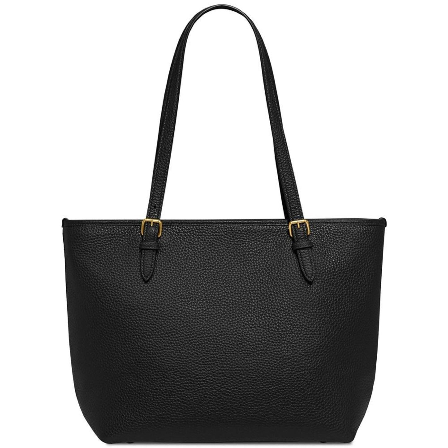 Polished Pebble Leather Taylor Tote with C Dangle Charm