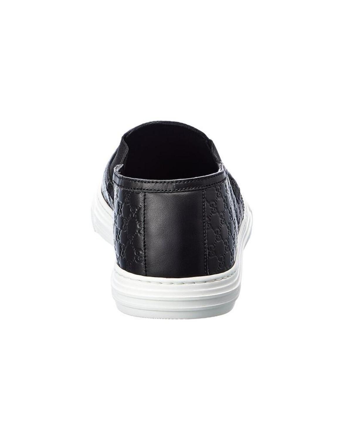 Gucci Guccissima Leather Slip-On Sneaker