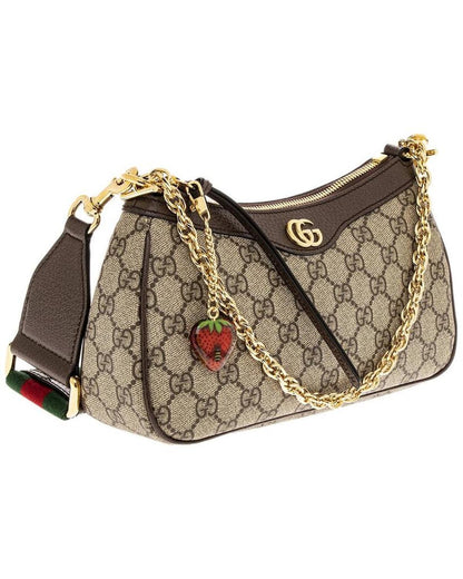 Gucci Ophidia GG Small Canvas & Leather Shoulder Bag