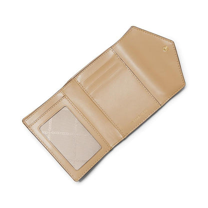 Jet Set Charm Leather Envelope Trifold Wallet