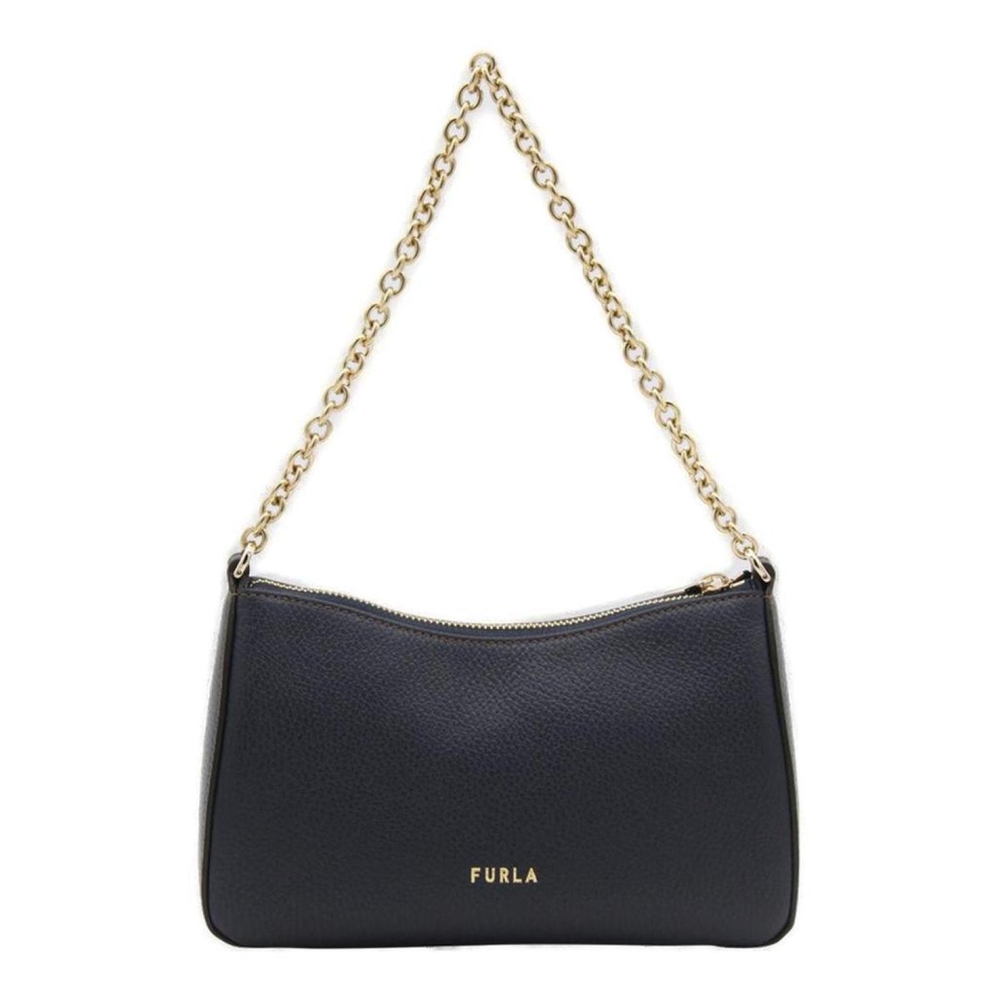 Furla Primula Logo Plaque Chain-Linked Shoulder Bag