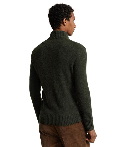 Wool-Blend Mockneck Sweater