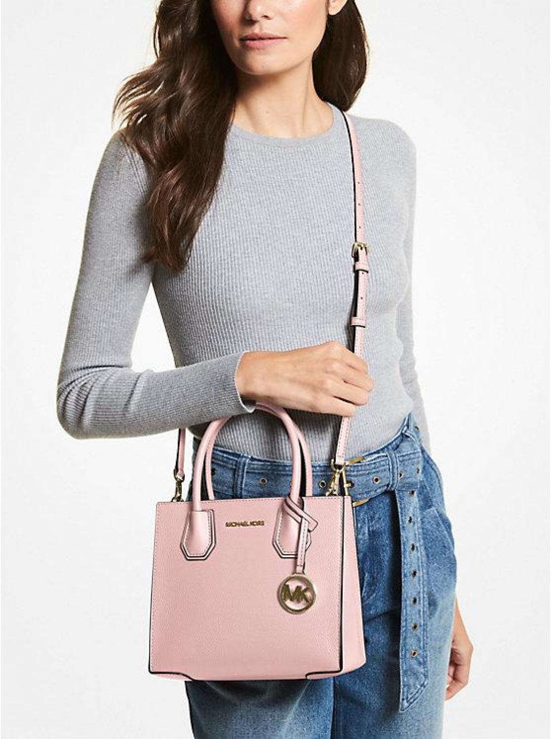 Mercer Medium Pebbled Leather Crossbody Bag