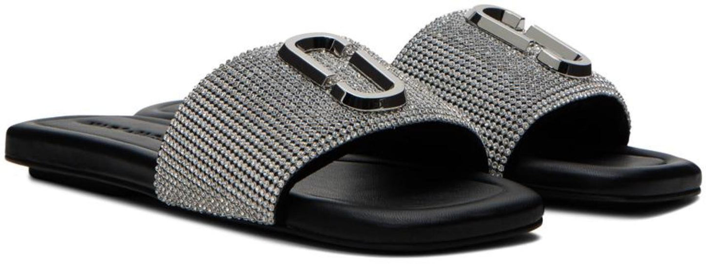 Black 'The Rhinestone J Marc' Sandals