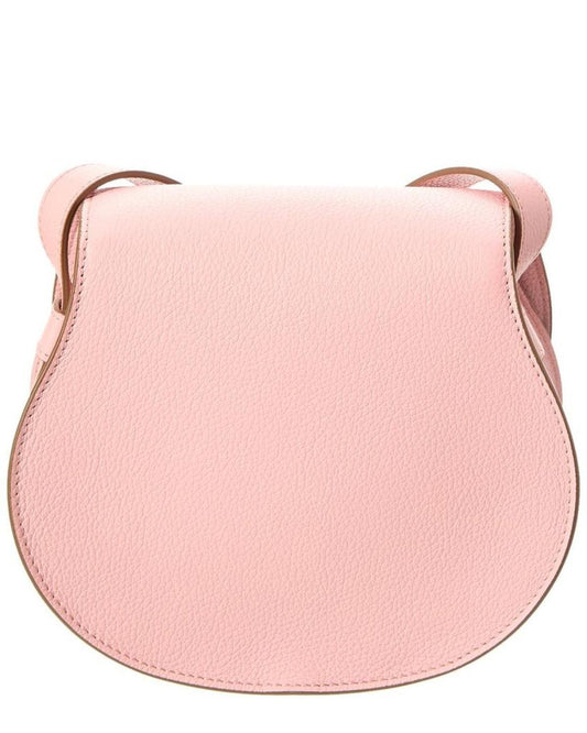 Chloé Marcie Small Leather Saddle Bag