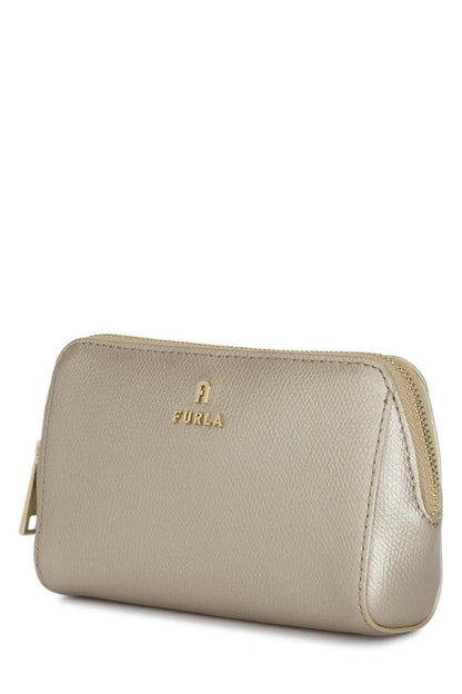 Furla Logo Palque Zipped Clutch Bag