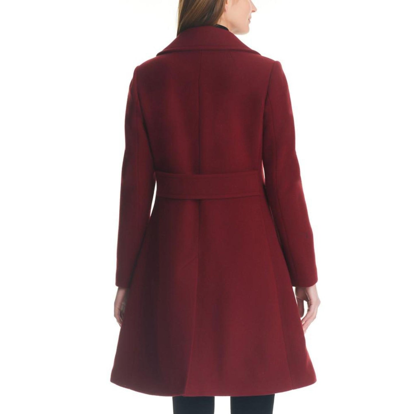 Women's Faux-Fur-Collar Walker Coat