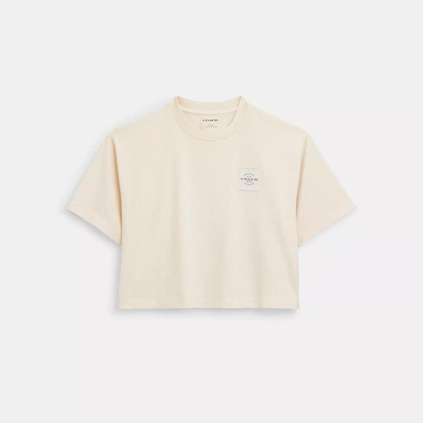 Coach Outlet Garment Dye Cropped T Shirt