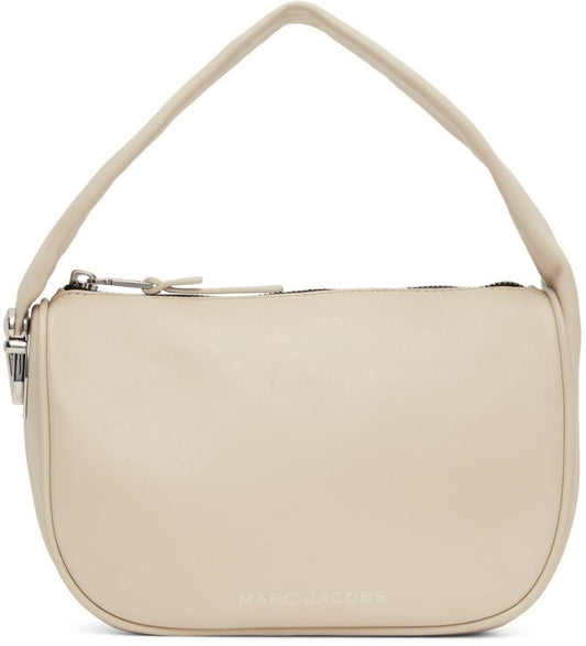 Beige 'The Pushlock' Bag