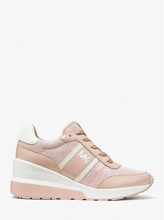 Mabel Glitter Chain Mesh Trainer